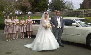 Chrysler wedding limousine